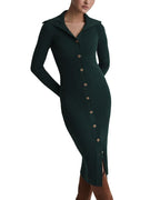 MARIA KNITTED BUTTON FRONT DRESS Flowering Girl