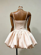 Madi Strappy Corset Mini Dress Flowering Girl