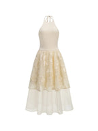 Maik Halter Flower Midi Dress Flowering Girl