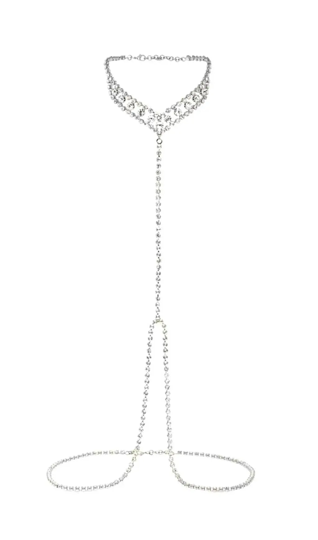Crystal Body Chain Flowering Girl