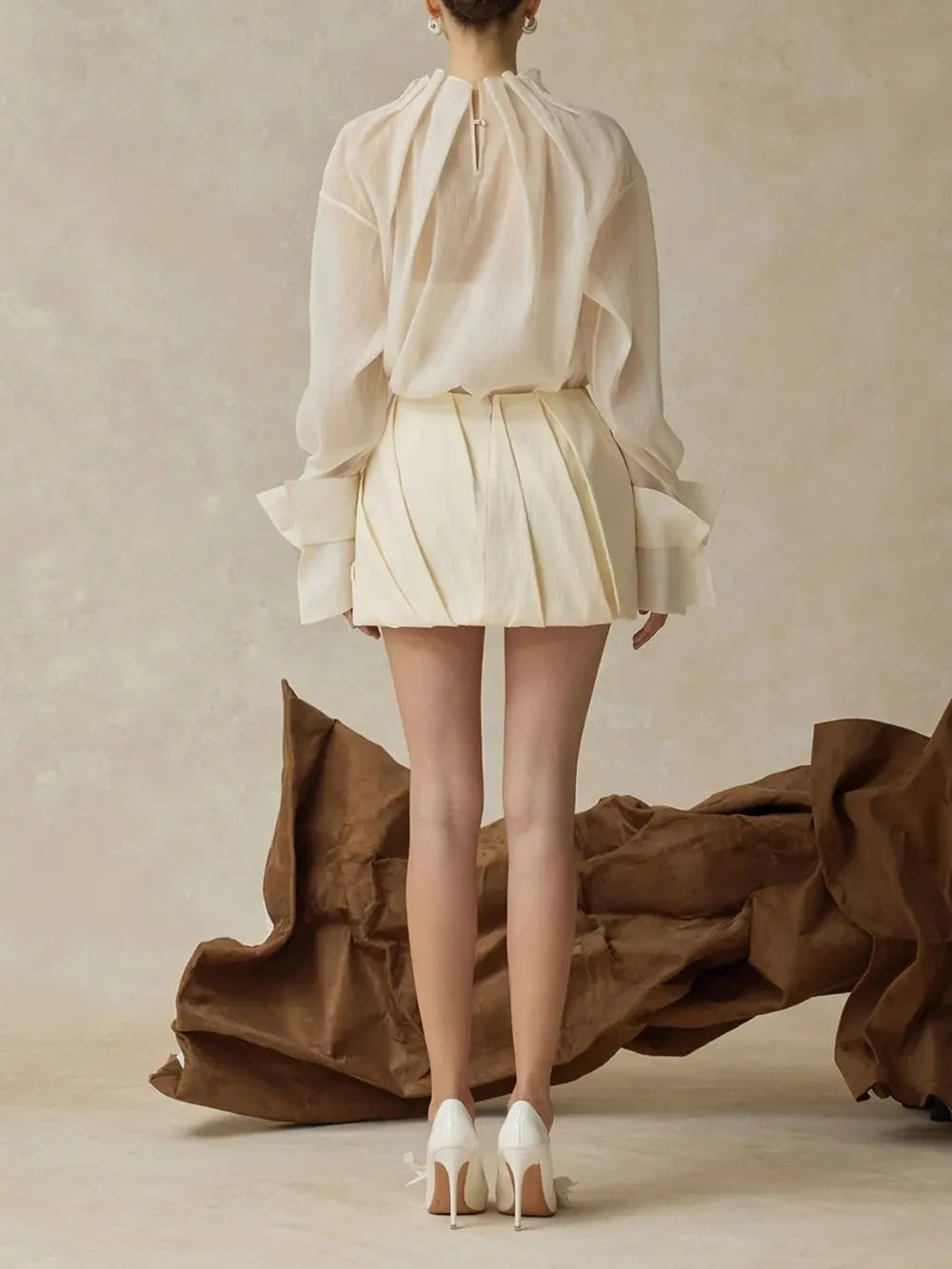 Maria Long Sleeve Three-Piece Set Flowering Girl