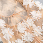 Briseis Flower Embellished Mini Dress Flowering Girl
