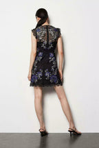 New Karen Millen Floral Lace Mini Dress Flowering Girl