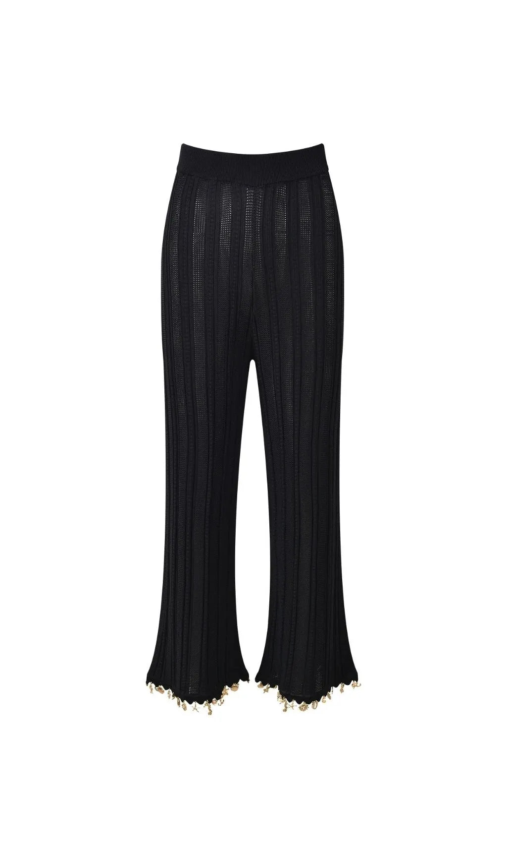 Pishella Jeweled Knit Pants Flowering Girl