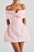Raquel Mini Dress - Blush Flowering Girl