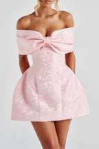 Raquel Mini Dress - Blush Flowering Girl