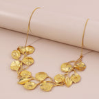 Exaggerated Leaf Choker Flowering Girl