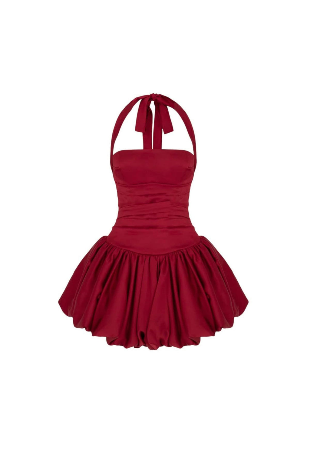 Rosetta Halter Bubble Mini Dress Flowering Girl