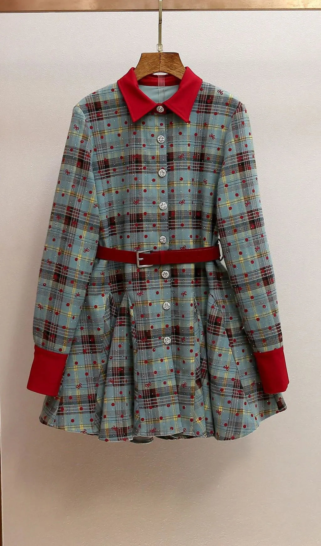 Humla Long Sleeve Bow Mini Dress Flowering Girl