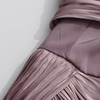 Ihsan Purple Ruched Maxi Dress Flowering Girl