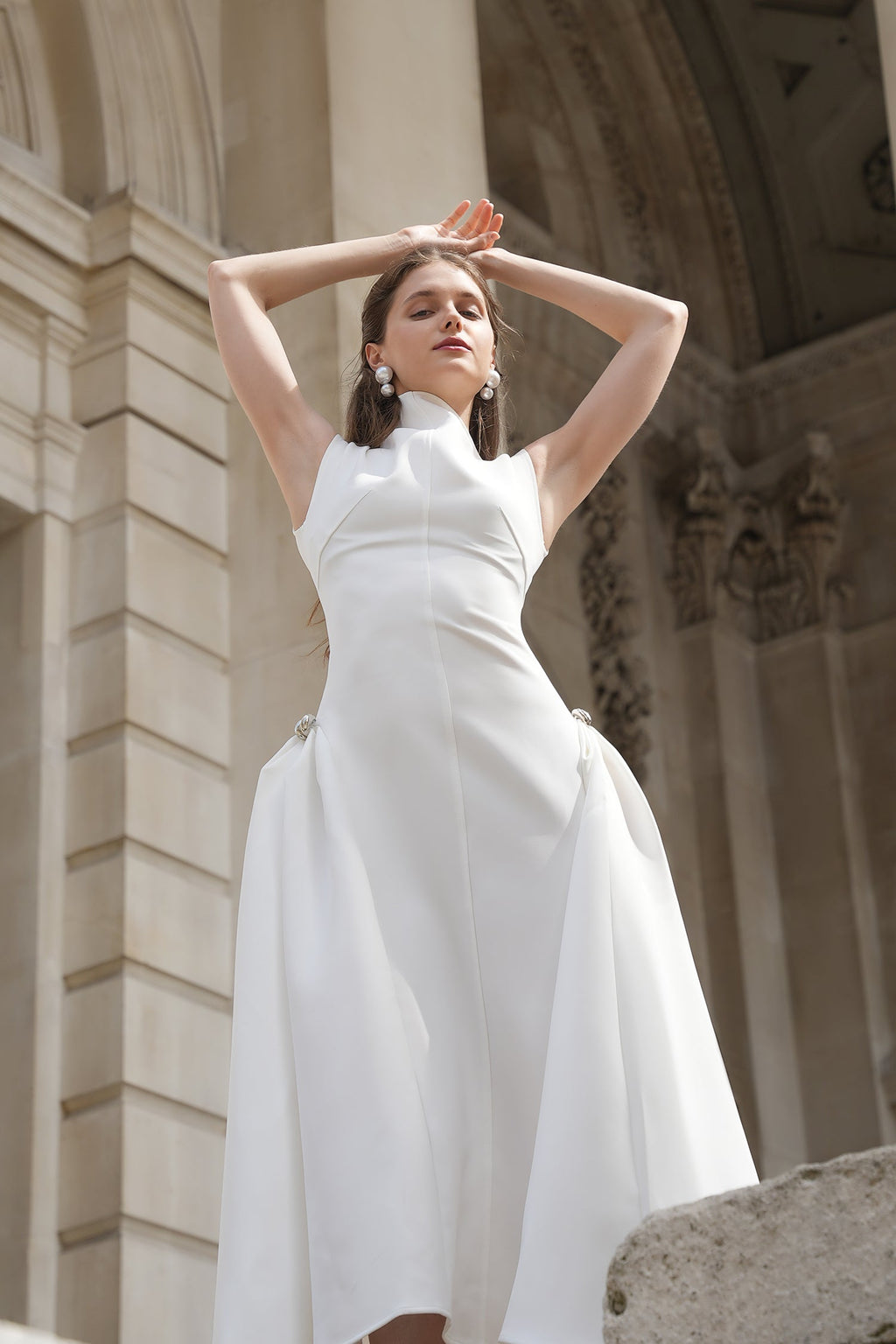 Paca Choker Sleeveless Maxi Dress Flowering Girl