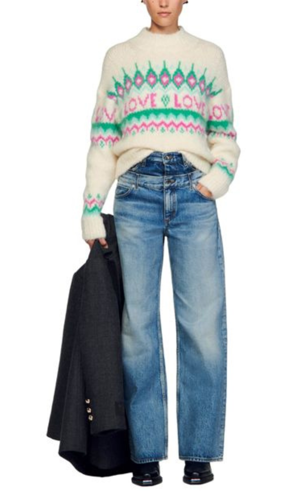LOVER MOCK NECK SWEATER Flowering Girl