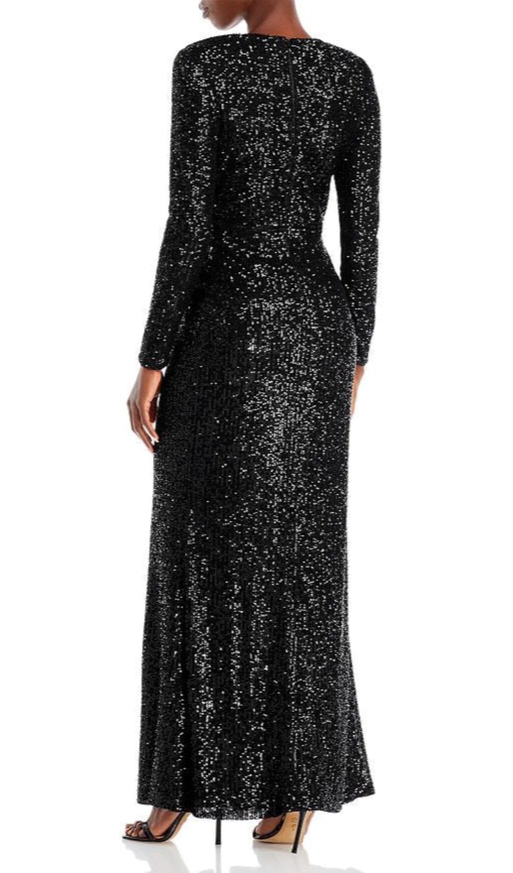 SEQUINED WRAP GOWN Flowering Girl