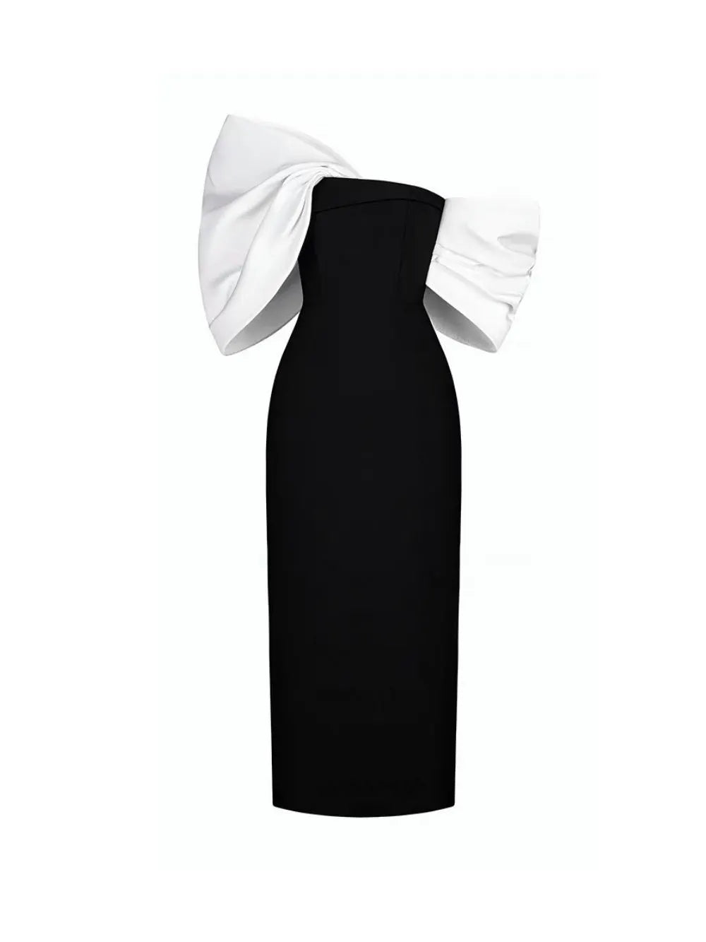 Alcyone Off Shoulder Midi Dress Flowering Girl