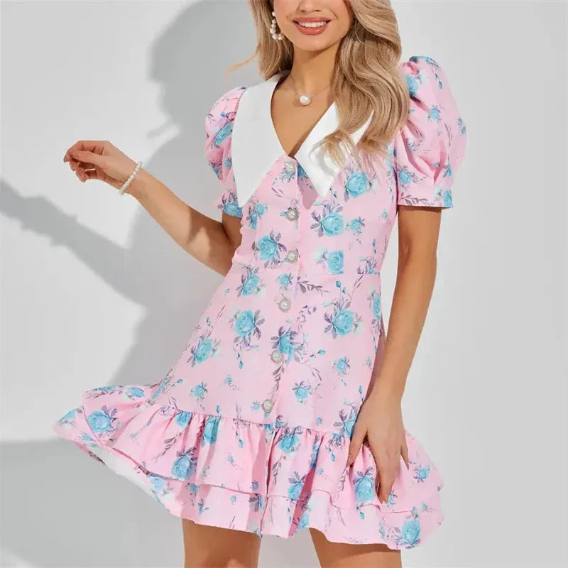 Mattie Mini Dress Flowering Girl