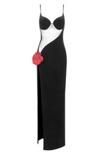 Eloise Velvet Slit Maxi Dress Flowering Girl