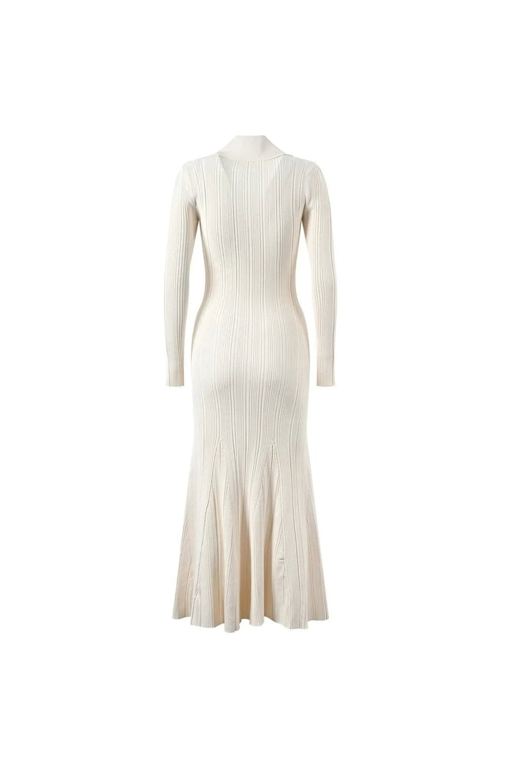Jersey Button Long Sleeve Midi Dress Flowering Girl