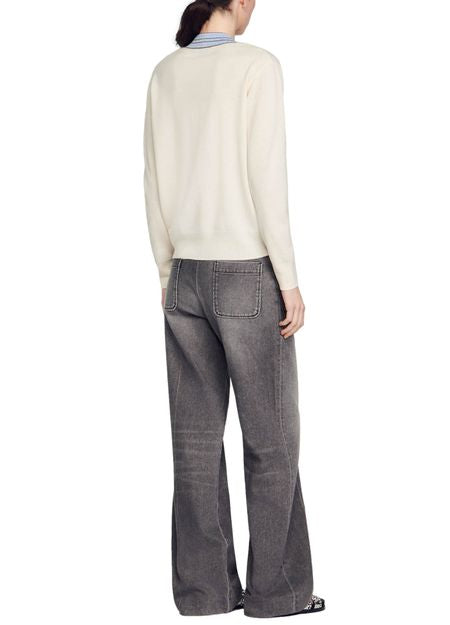 ADIEL V NECK SWEATER Flowering Girl