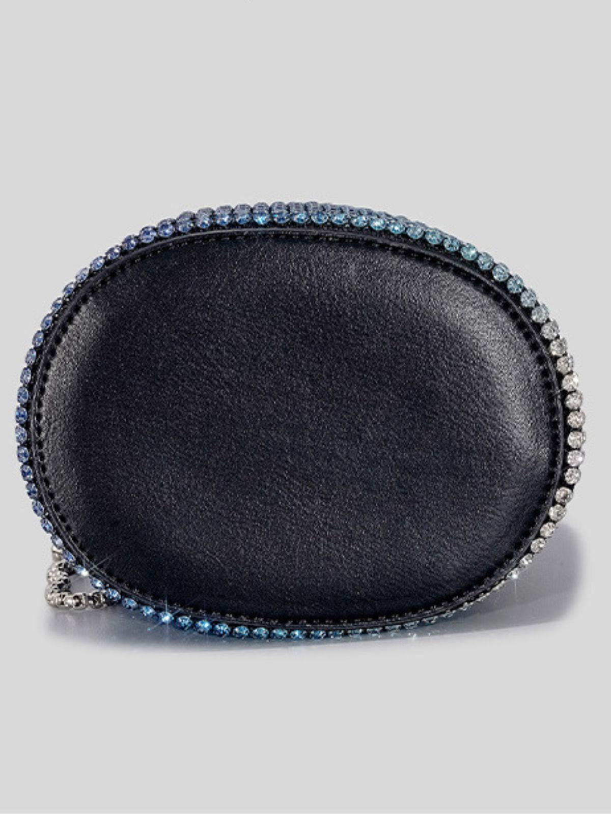 Rhinestone Bucket Bag In Blue Flowering Girl
