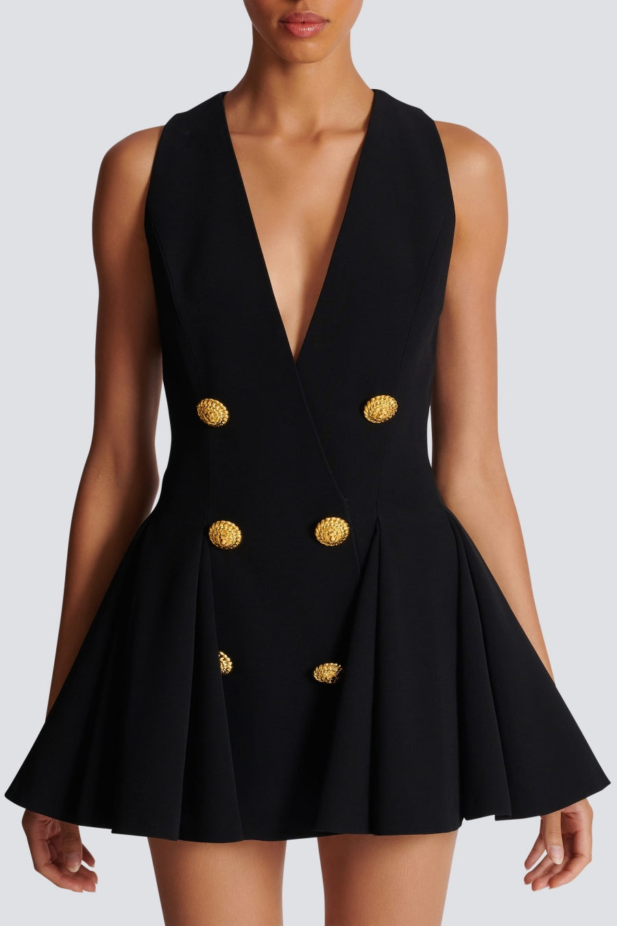 Makia Pleated Flared Mini Dress Flowering Girl