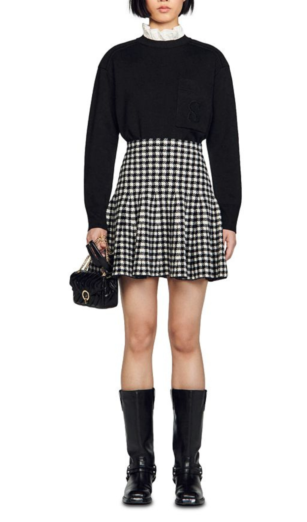 FLARED MINI SKIRT Flowering Girl