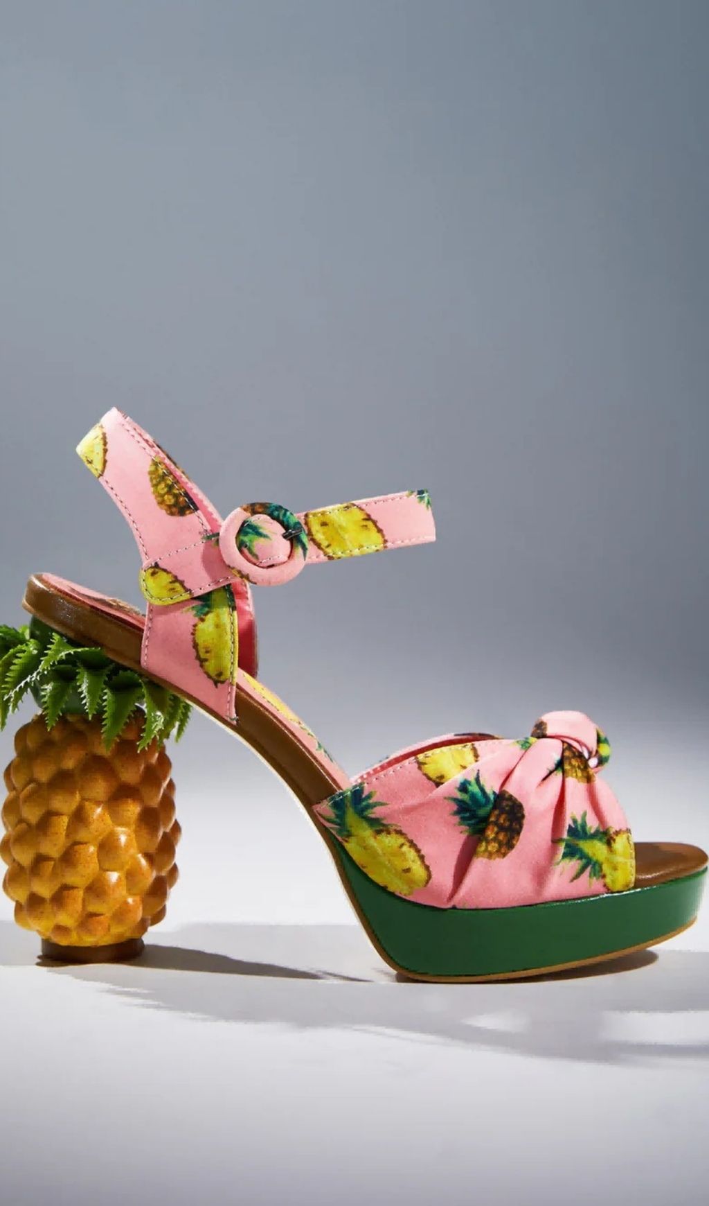Azhira Pineapple Sandals In Pink Flowering Girl