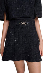 Ridosa Tweed Layered Dress Flowering Girl