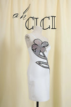 Crystal Flower Bandage Mini Dress Flowering Girl