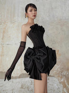 Patricia Flower Bow Corset Skirt Set Flowering Girl