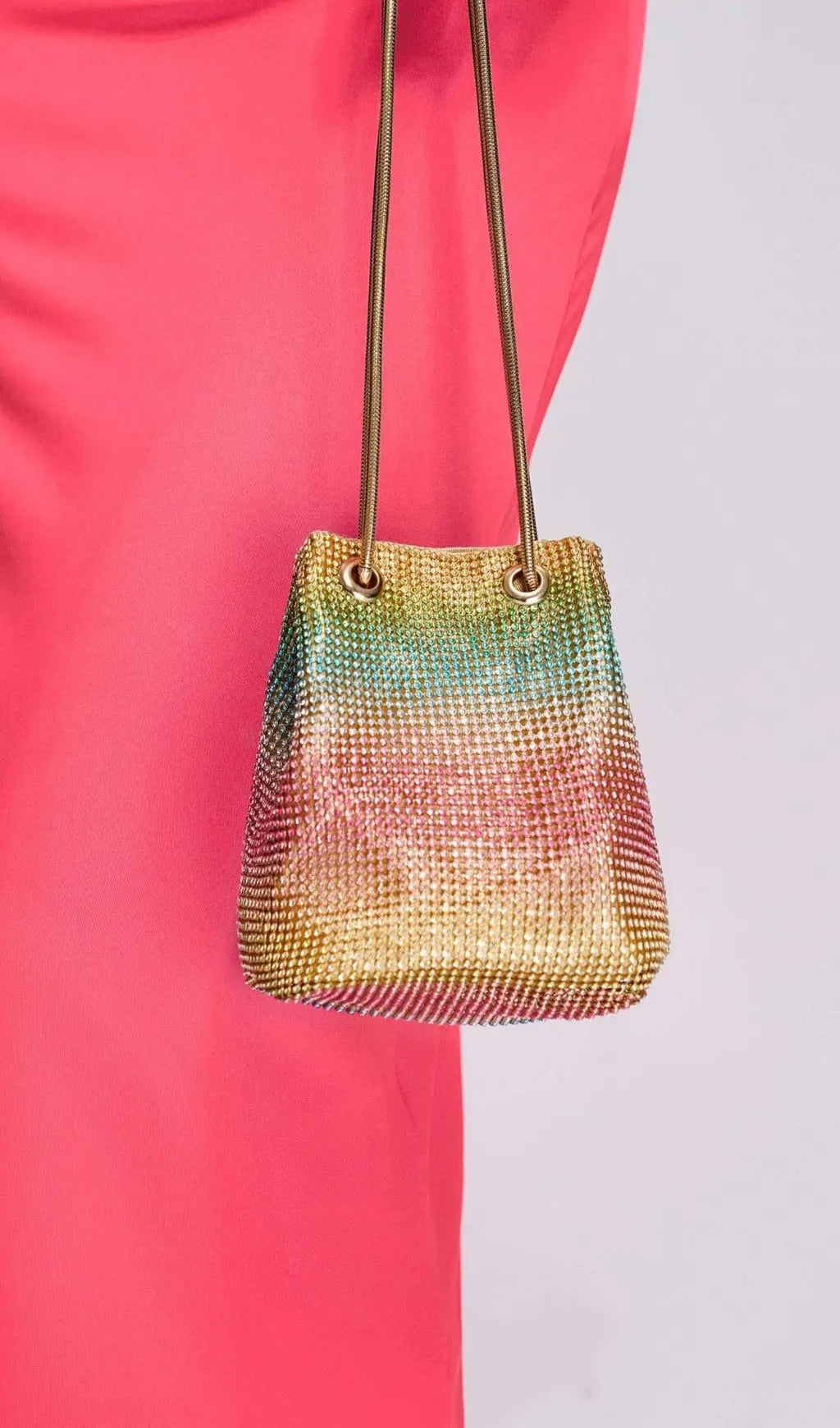 Lala Rainbow Diamante Bag Flowering Girl