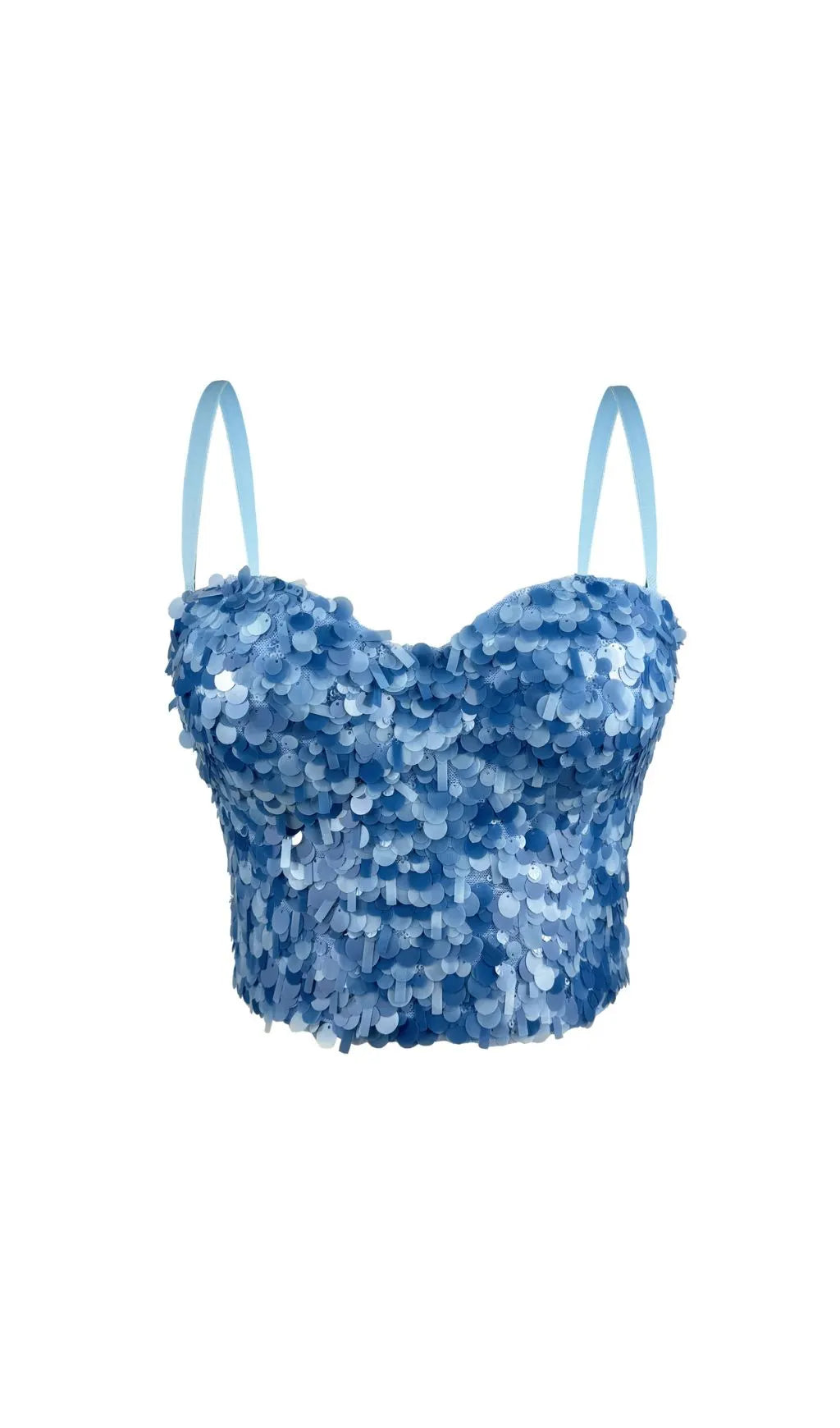 Gitte Sequin Crop Top Flowering Girl