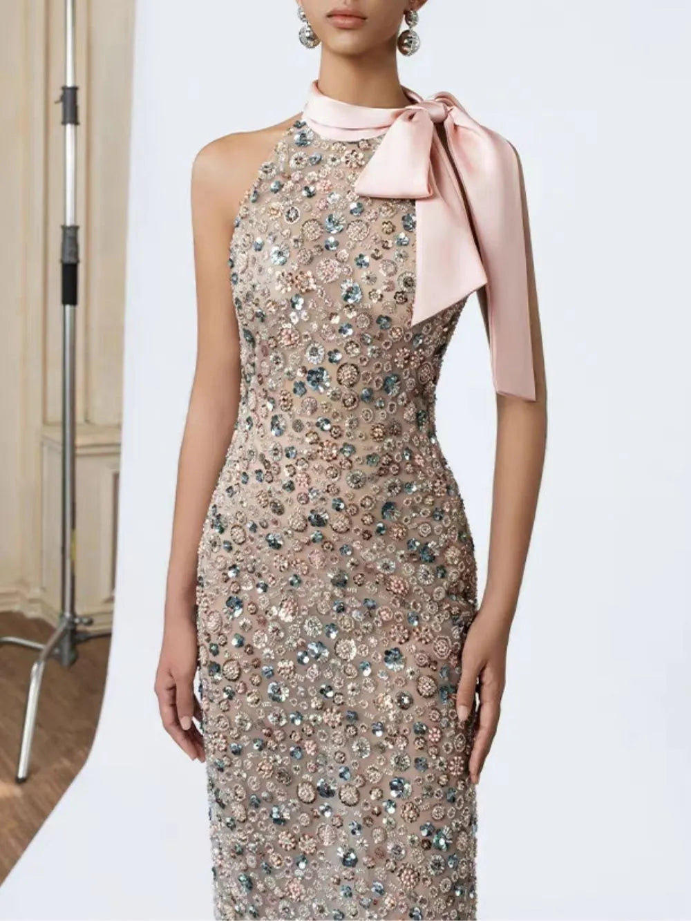 Madalynn Sleeveless Embellished Maxi Dress Flowering Girl
