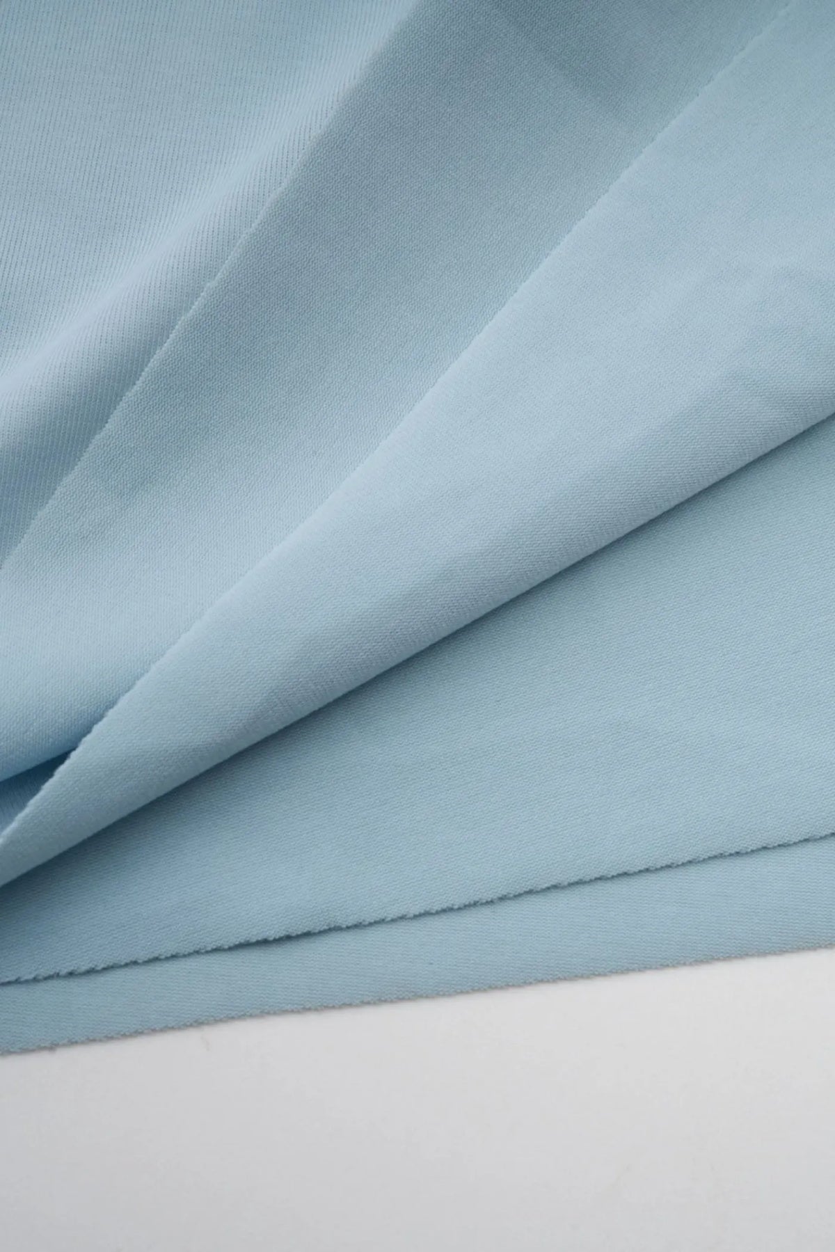 Aakifa Asymmetric Draped Maxi Dress - Baby Blue Flowering Girl