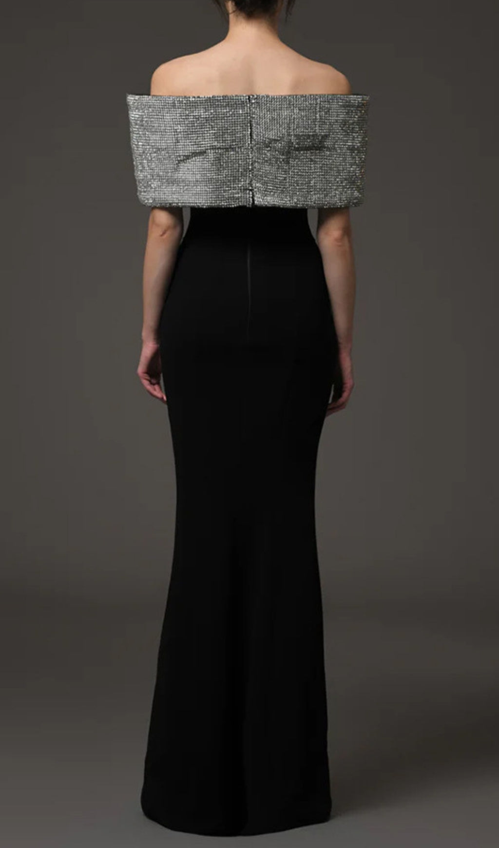 Dosia Black Bow Diamond Maxi Dress Flowering Girl