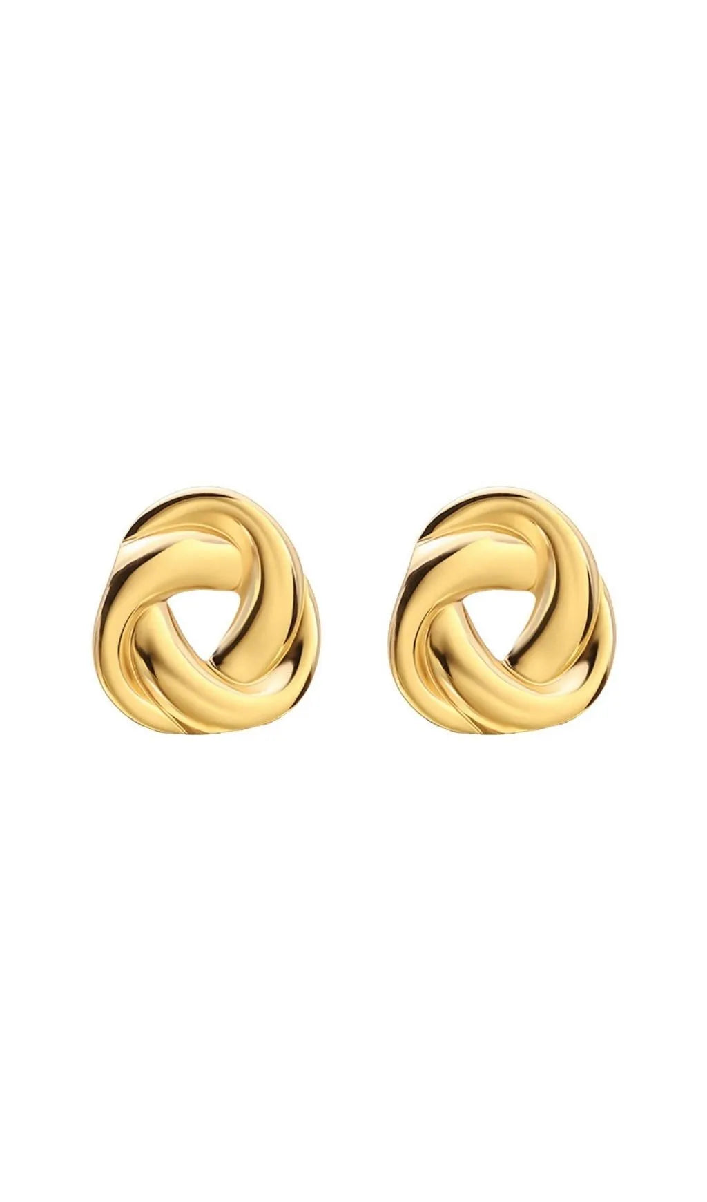 Small Knot Earrings Flowering Girl