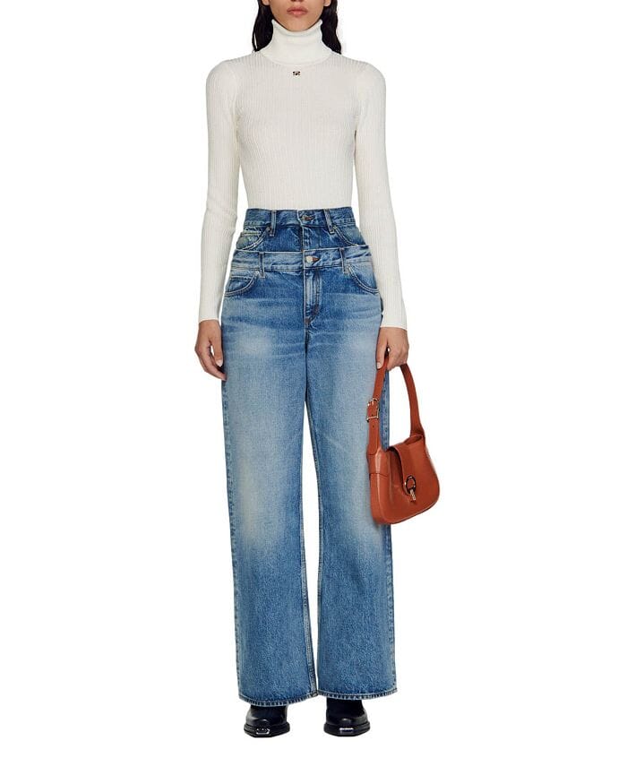 CABLE KNIT TURTLENECK SWEATER Flowering Girl