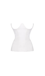 Istas White Corset Maxi Dress Flowering Girl