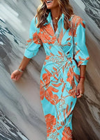 The Most Beautiful Wrap Dress Flowering Girl