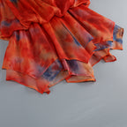 Muska Strapless Printed Mini Dress