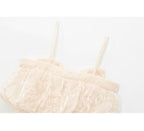 Addison Bownot Top In Ivory Flowering Girl