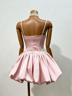 Madi Strappy Corset Mini Dress Flowering Girl