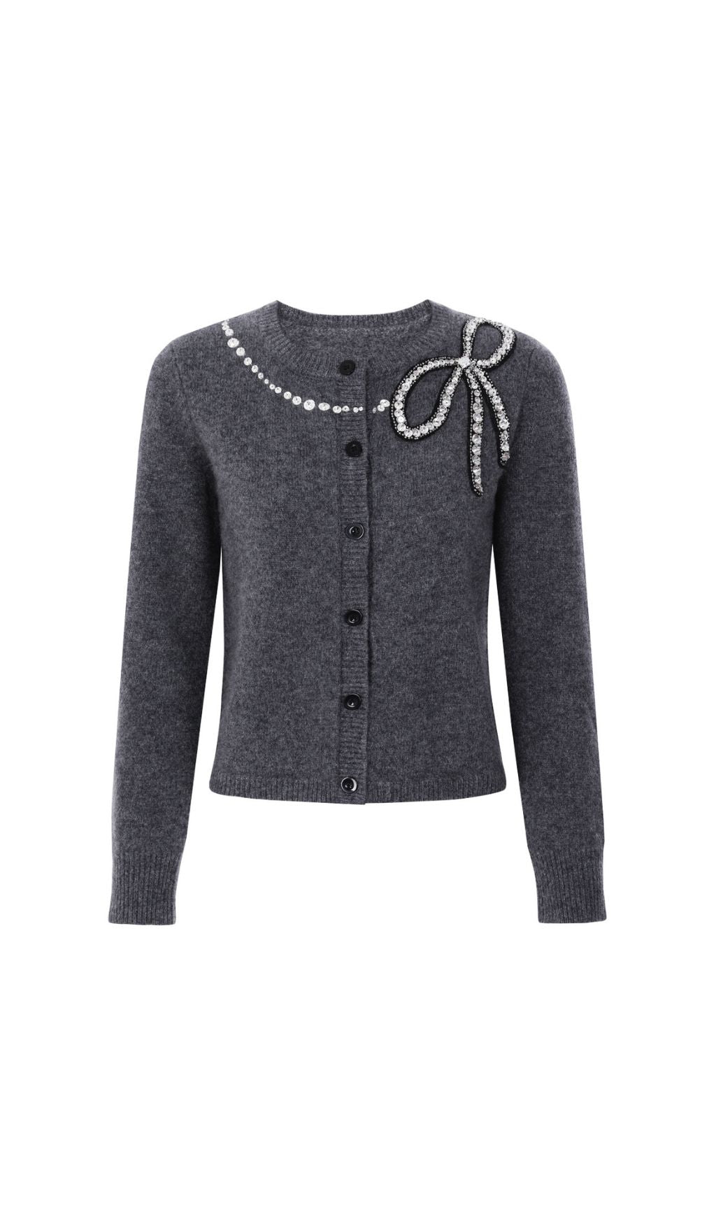 Jordana Beaded Knit Cardigan Flowering Girl