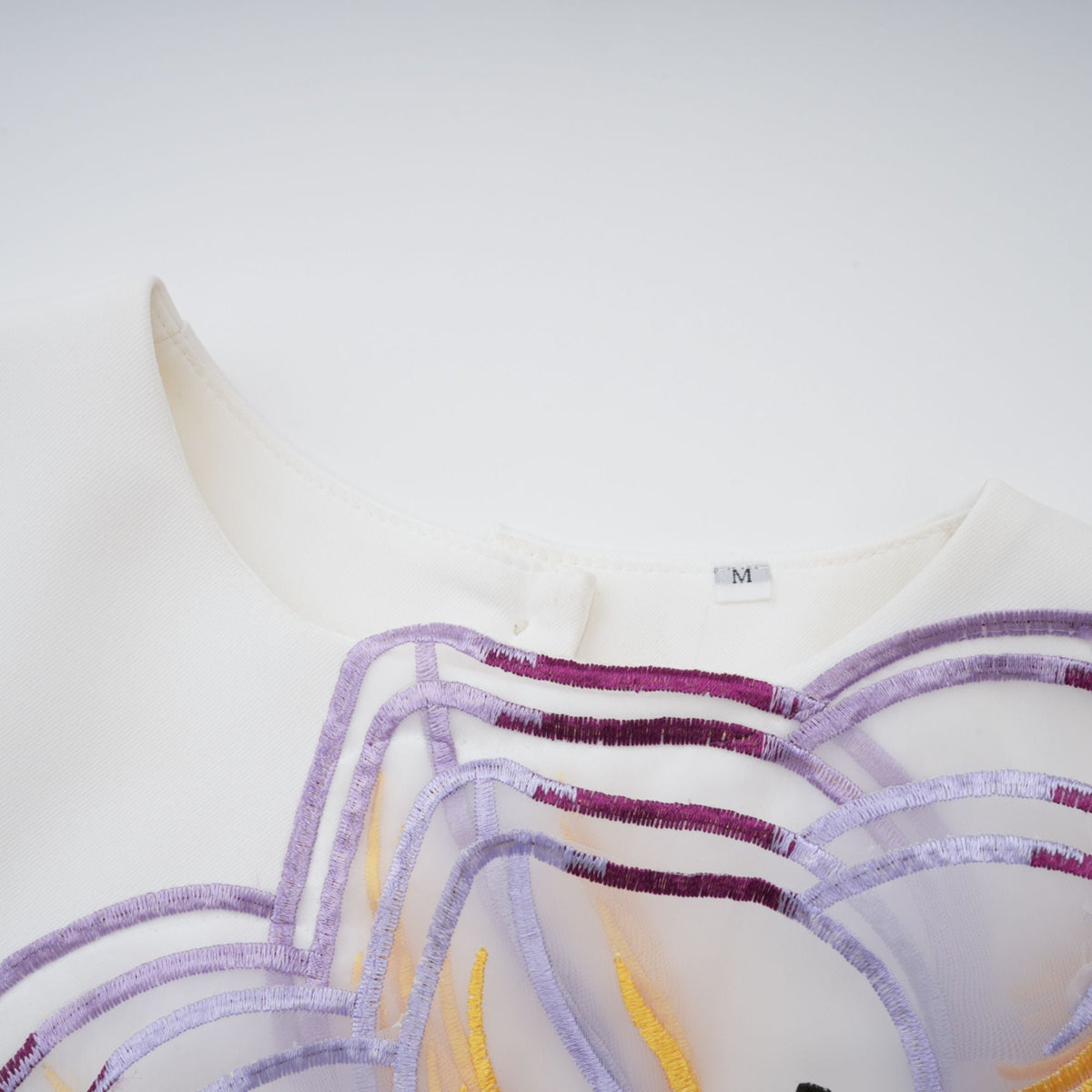 Flower Print set in white Flowering Girl
