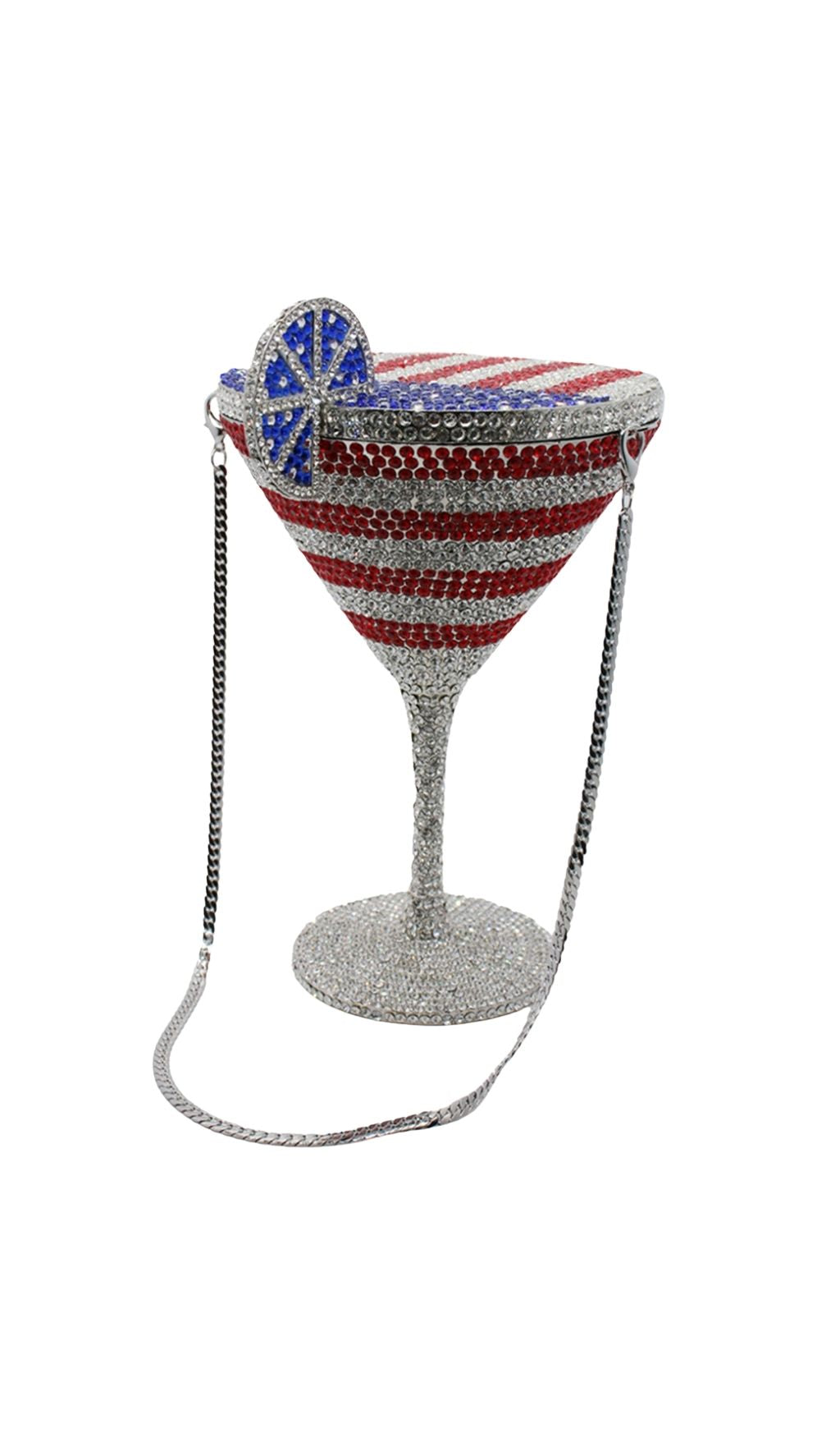Garin Flag Rhinestone Goblet Bag Flowering Girl