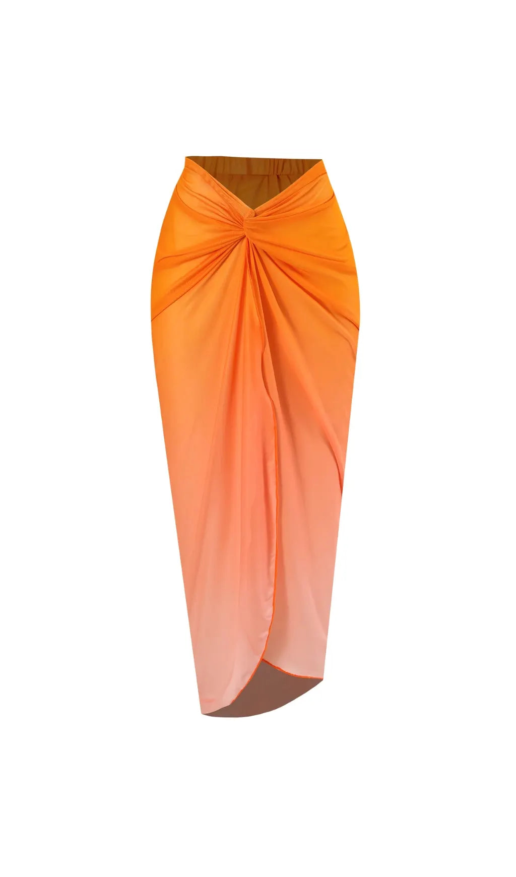Danae Orange Flower Two-Piece Swimsuit Flowering Girl
