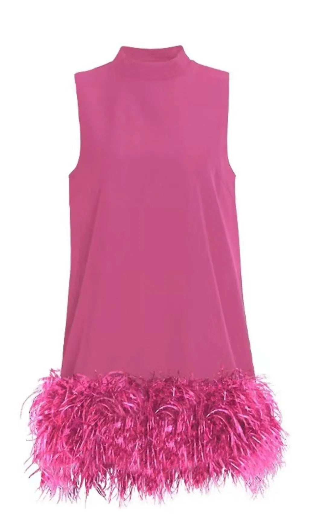 Feather Mini Dress Flowering Girl