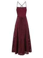Francis Maxi Dress - Cherry Lacquer Flowering Girl