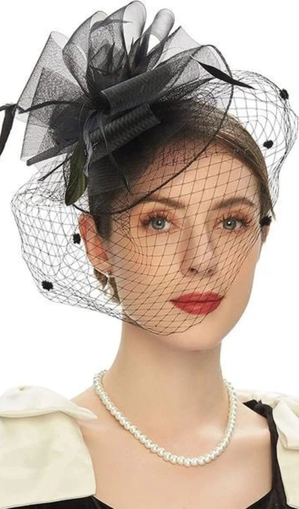 Cocktail Hats Mesh Hats With Veil Flowering Girl