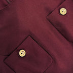 Jocelyn Sleeveless Maxi Dress In Burgundy Flowering Girl