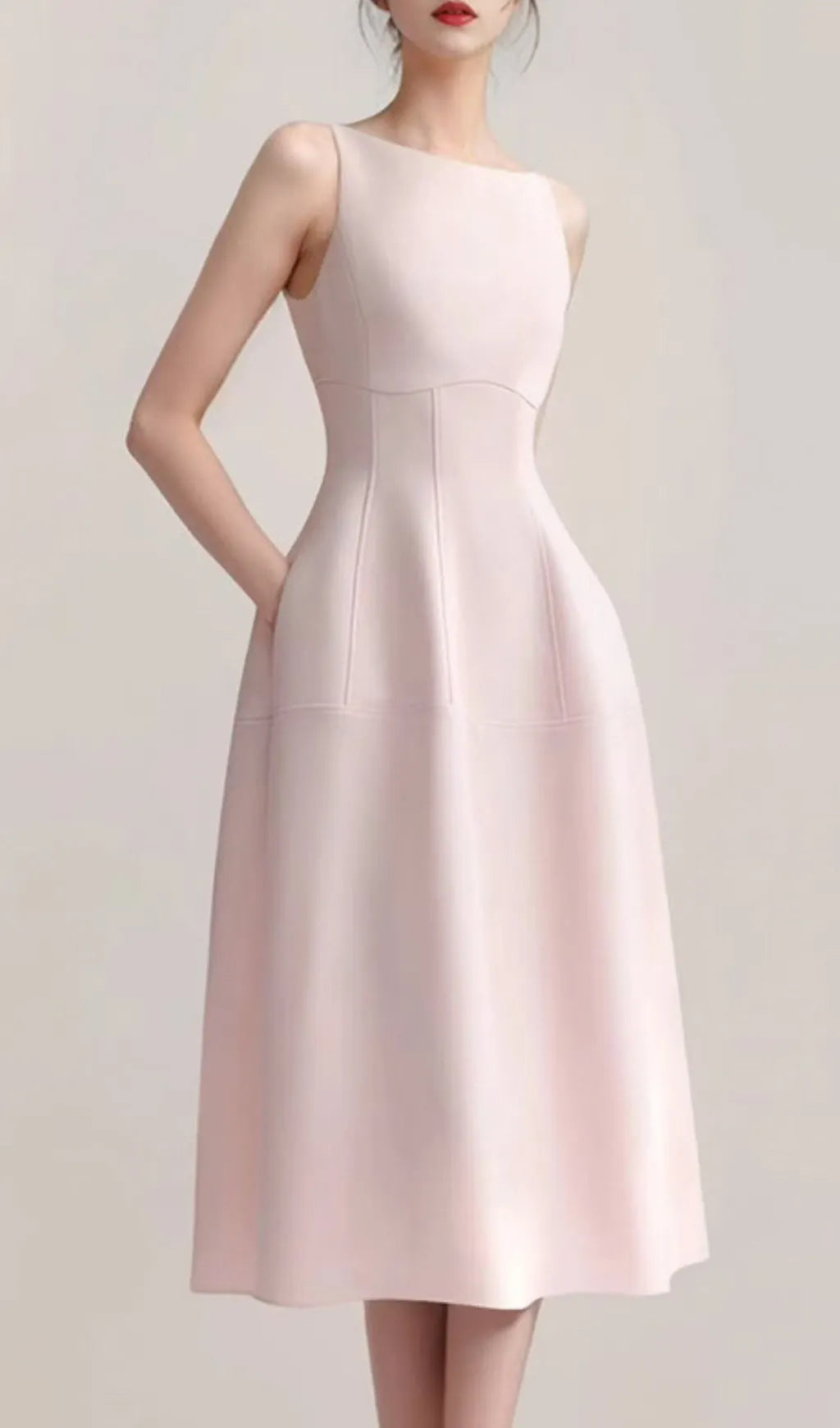 Gavyn Sleeveless Midi Dress Flowering Girl